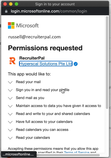 Enable the permissions required for the integration to work seamlessly